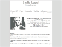 Tablet Screenshot of leslieregad.com